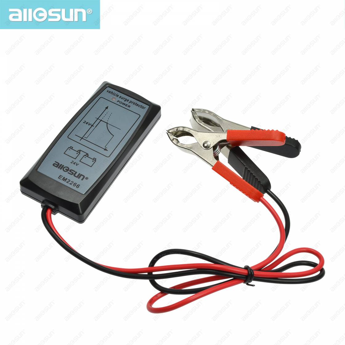 Allosun Em2266 Vehicle Surge Protector Vehicle Circuit Protect Tool 24v