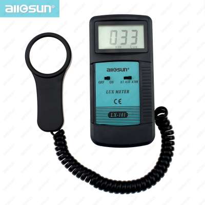 US Free Shipping Luxmeter Luminometer Tester Photometer Digital LCD Light Meter all-sun LX101