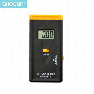 Allsun BT21 9V AAA AA Electronic Device Battery Tester check output voltage With LED Display Batteries Voltage tester