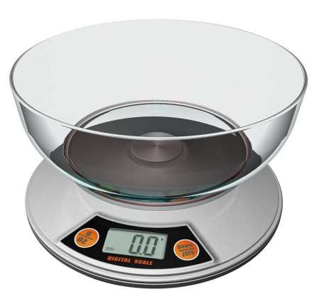 All-sun PS503 5g-5kg Digital Scale Kitchen Use, 1g resolution with Container